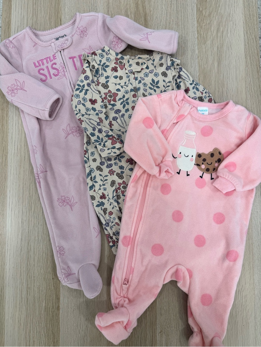 Girls Sleeper Bundle Baby Cozy Onesies